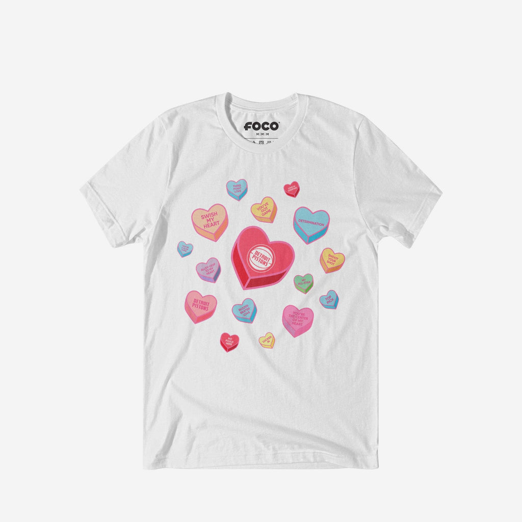 Detroit Pistons Sweet Talk T-Shirt FOCO S - FOCO.com
