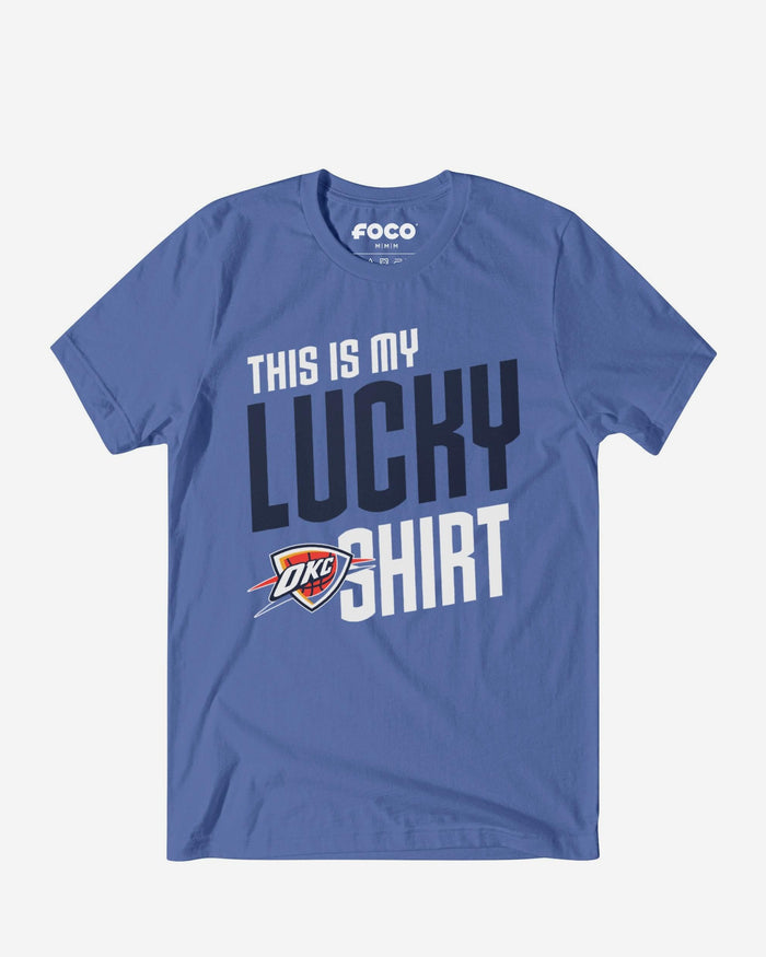 Oklahoma City Thunder This Is My Lucky T-Shirt FOCO S - FOCO.com