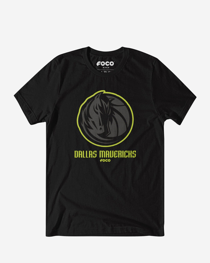 Dallas Mavericks Highlight Reel T-Shirt FOCO Black/Volt S - FOCO.com