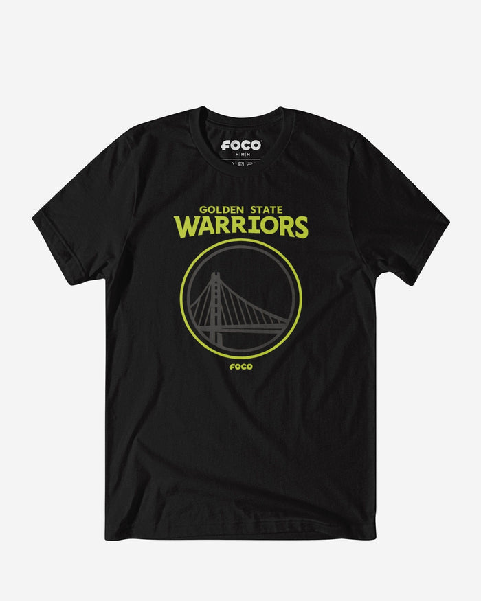 Golden State Warriors Highlight Reel T-Shirt FOCO Black/Volt S - FOCO.com
