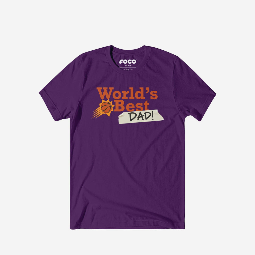 Phoenix Suns World's Best Dad T-Shirt FOCO S - FOCO.com