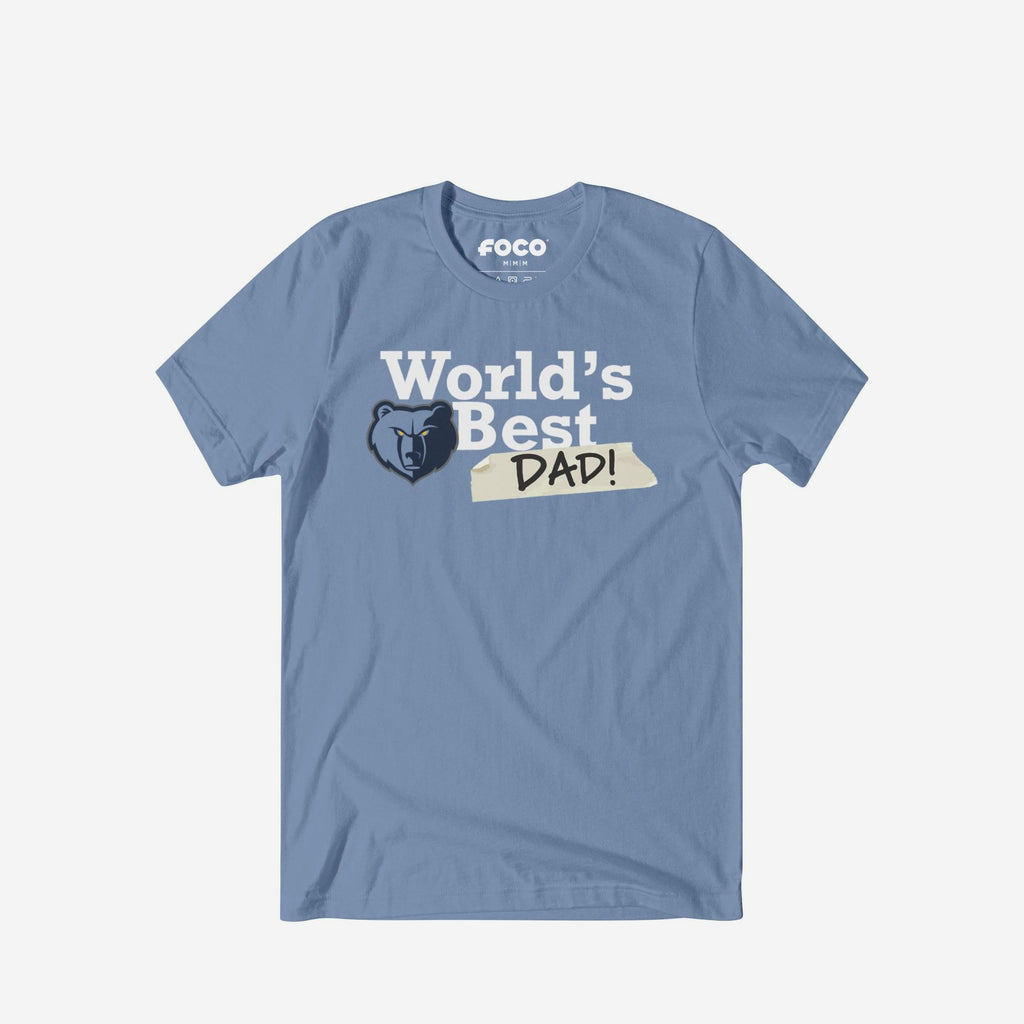 Memphis Grizzlies World's Best Dad T-Shirt FOCO S - FOCO.com