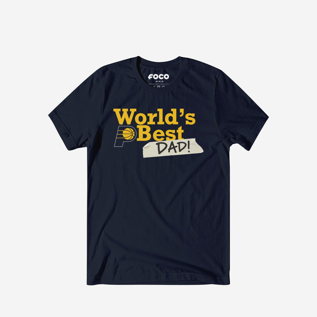 Indiana Pacers World's Best Dad T-Shirt FOCO S - FOCO.com