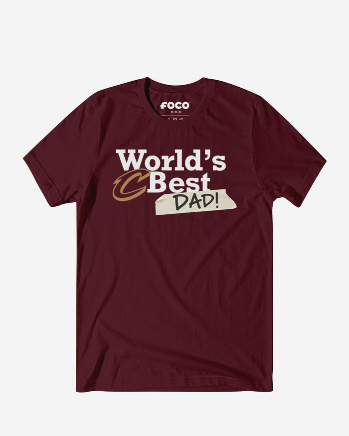 Cleveland Cavaliers World's Best Dad T-Shirt FOCO S - FOCO.com