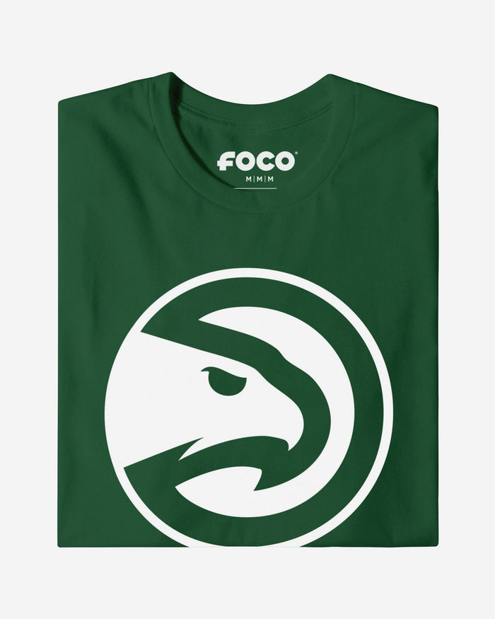 Atlanta Hawks White Logo T-Shirt FOCO S - FOCO.com