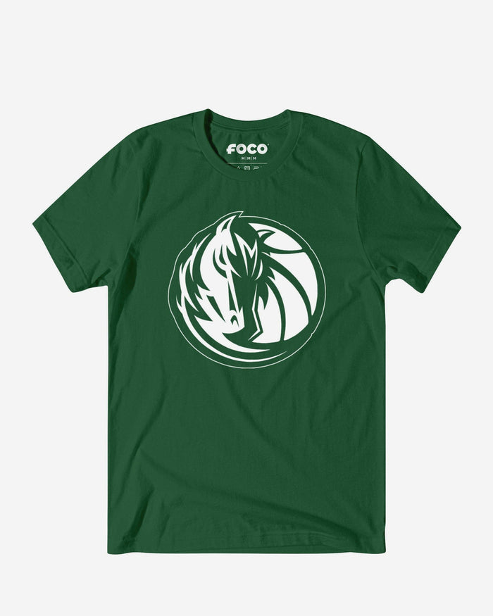 Dallas Mavericks White Logo T-Shirt FOCO S - FOCO.com