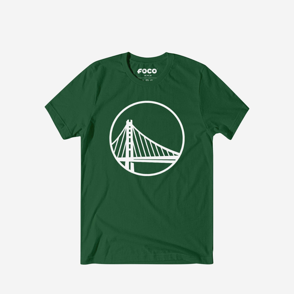 Golden State Warriors White Logo T-Shirt FOCO S - FOCO.com