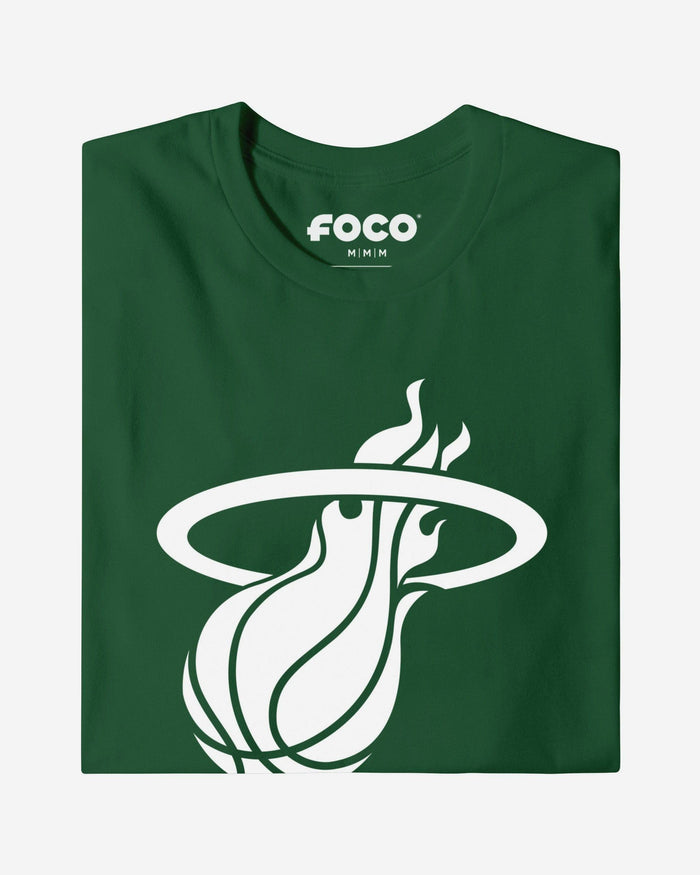 Miami Heat White Logo T-Shirt FOCO S - FOCO.com