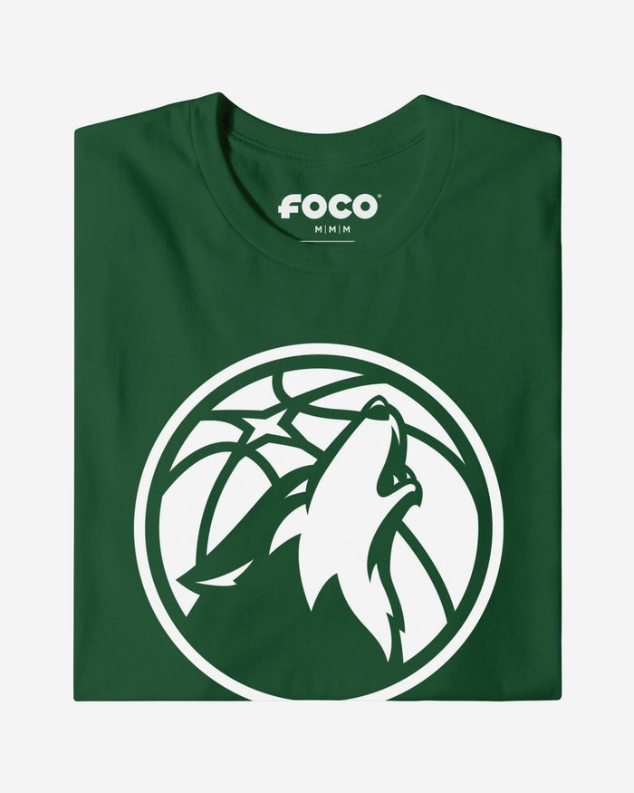 Minnesota Timberwolves White Logo T-Shirt FOCO S - FOCO.com