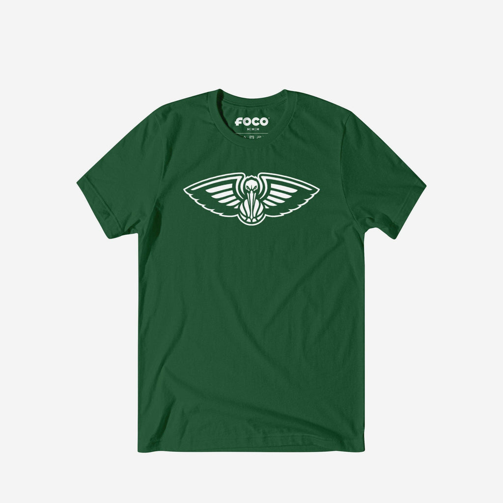 New Orleans Pelicans White Logo T-Shirt FOCO S - FOCO.com