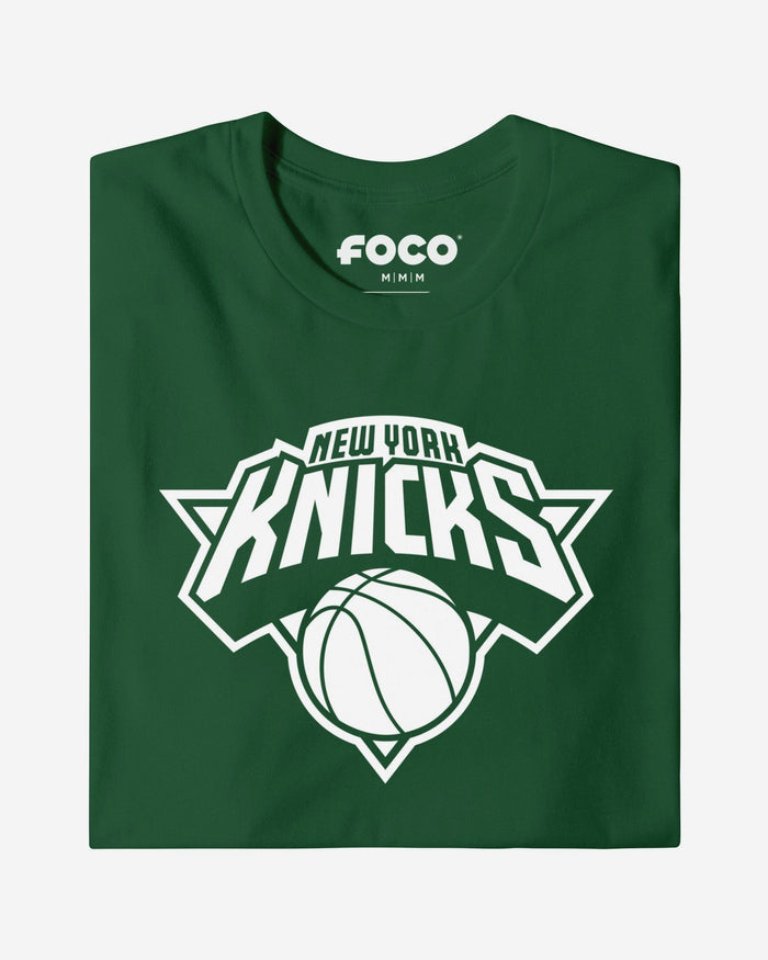 New York Knicks White Logo T-Shirt FOCO S - FOCO.com