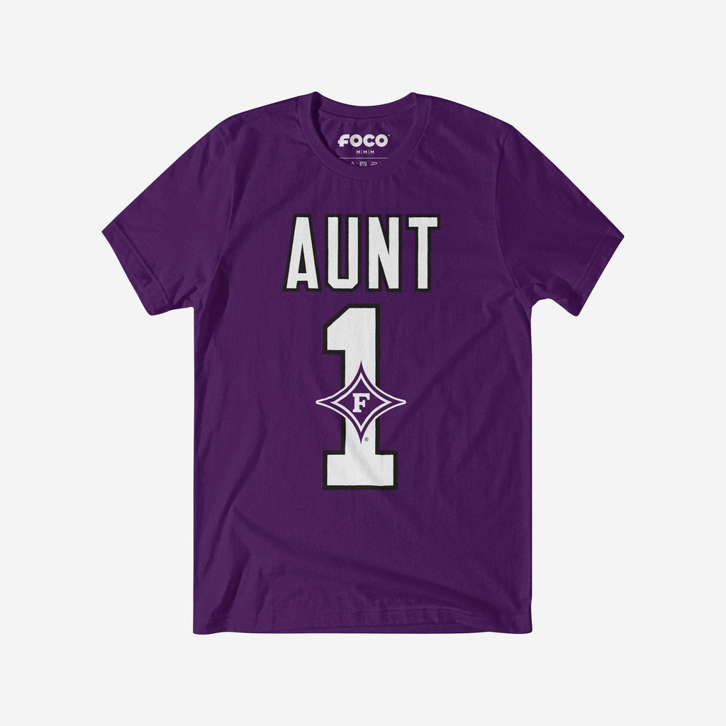 Furman Paladins Number 1 Aunt T-Shirt FOCO S - FOCO.com
