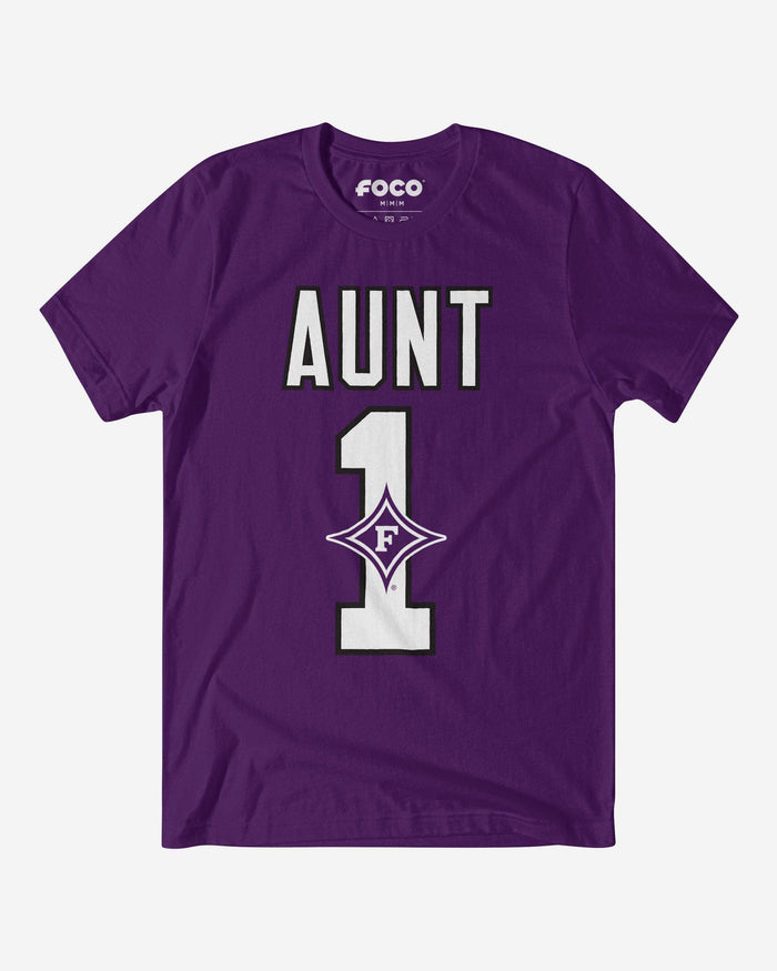 Furman Paladins Number 1 Aunt T-Shirt FOCO S - FOCO.com