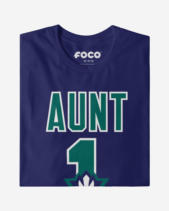 UNC Wilmington Seahawks Number 1 Aunt T-Shirt FOCO - FOCO.com