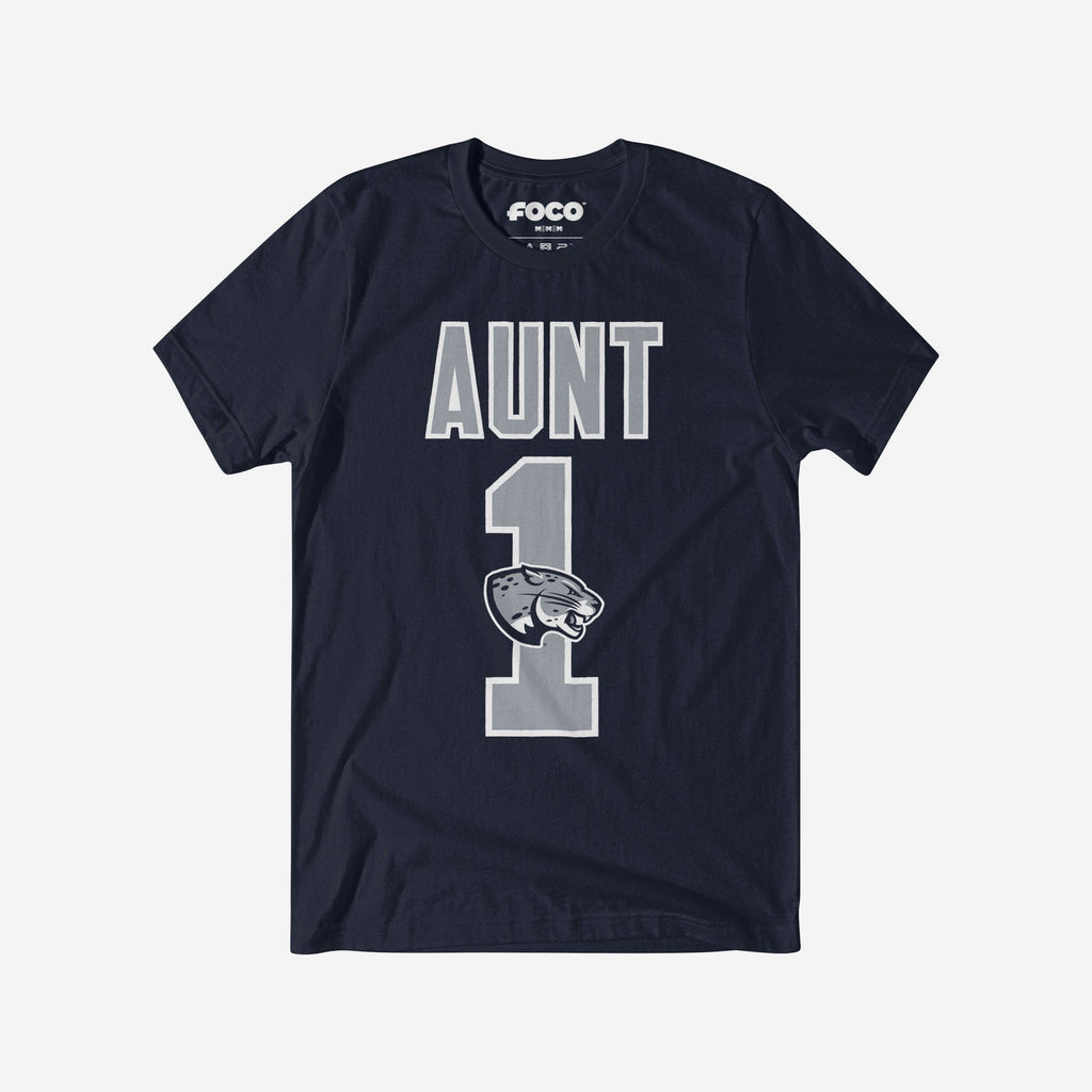 Augusta Jaguars Number 1 Aunt T-Shirt FOCO S - FOCO.com