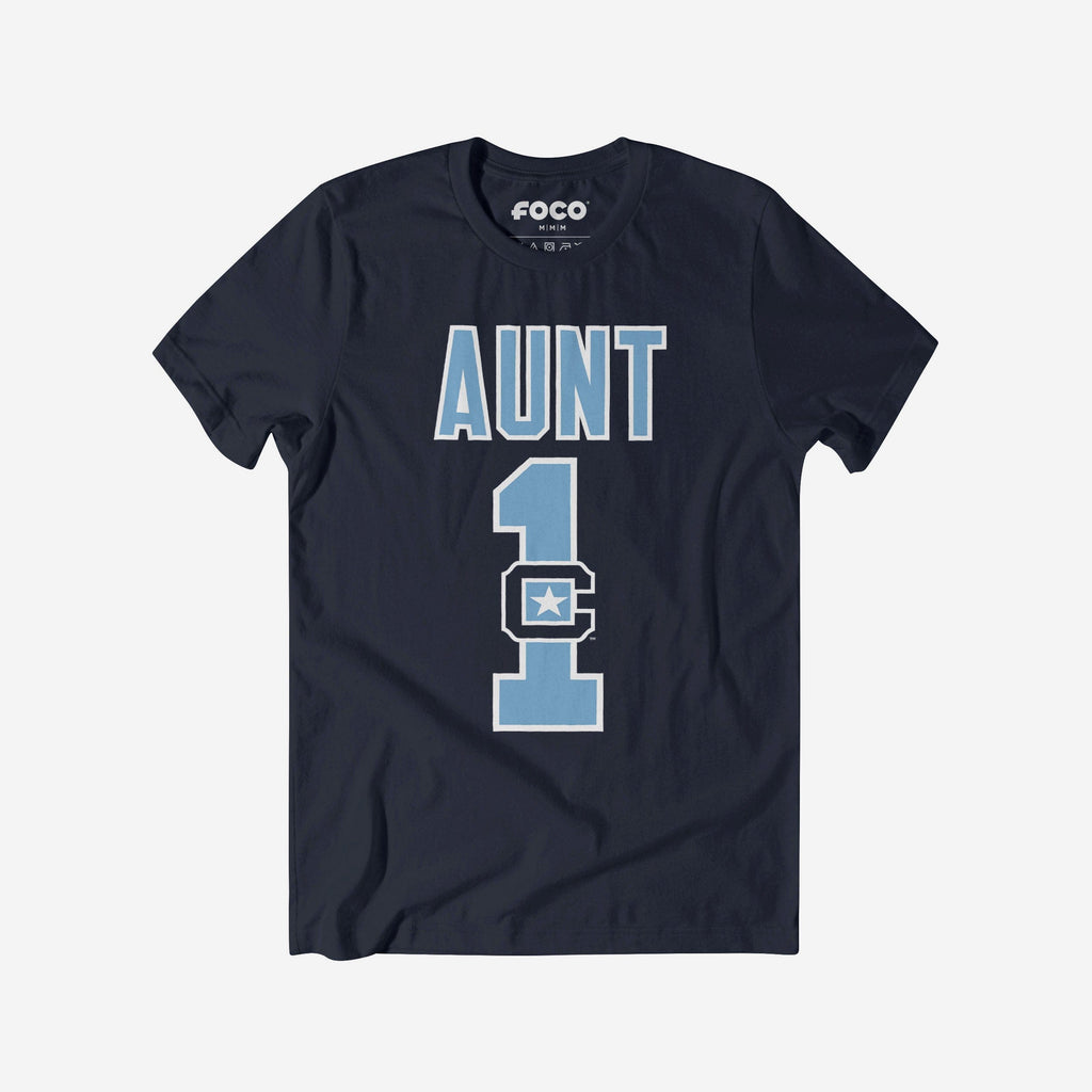 Citadel Bulldogs Number 1 Aunt T-Shirt FOCO S - FOCO.com
