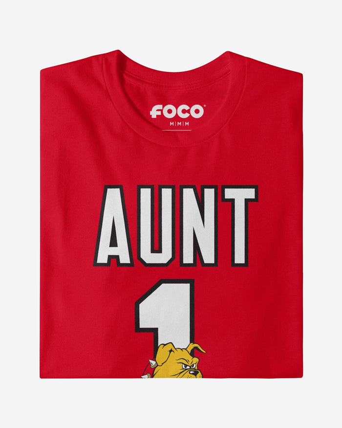 Ferris State Bulldogs Number 1 Aunt T-Shirt FOCO - FOCO.com