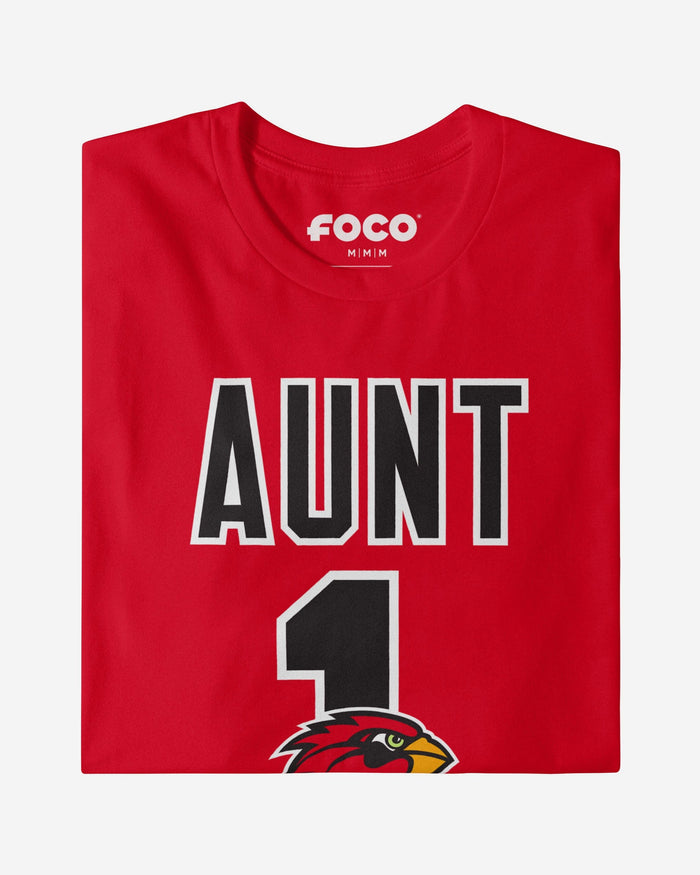 Lamar Cardinals Number 1 Aunt T-Shirt FOCO - FOCO.com