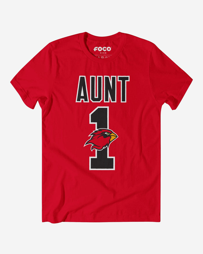 Lamar Cardinals Number 1 Aunt T-Shirt FOCO S - FOCO.com