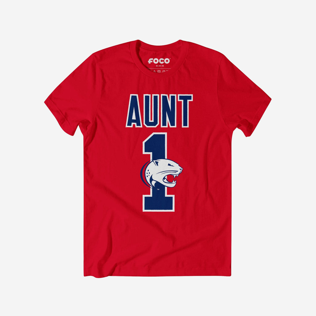 South Alabama Jaguars Number 1 Aunt T-Shirt FOCO S - FOCO.com