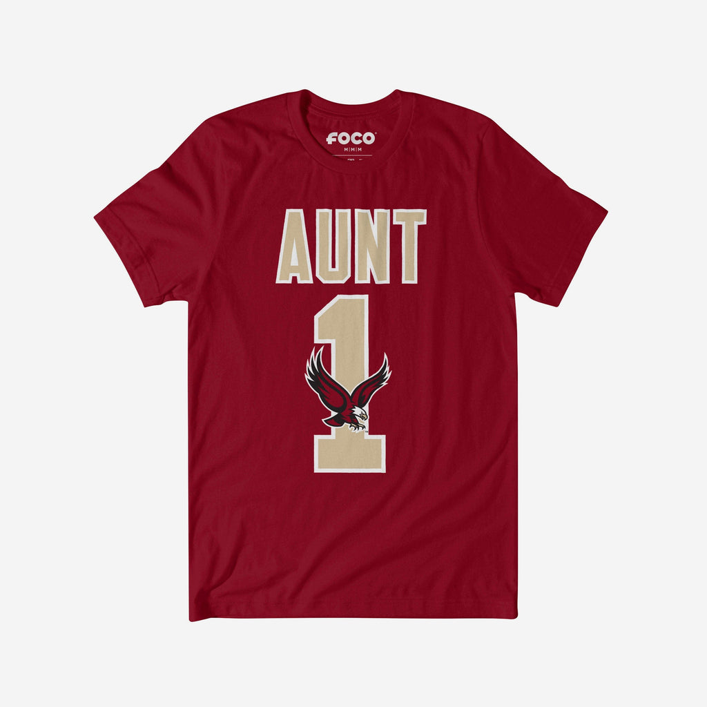 Boston College Eagles Number 1 Aunt T-Shirt FOCO S - FOCO.com
