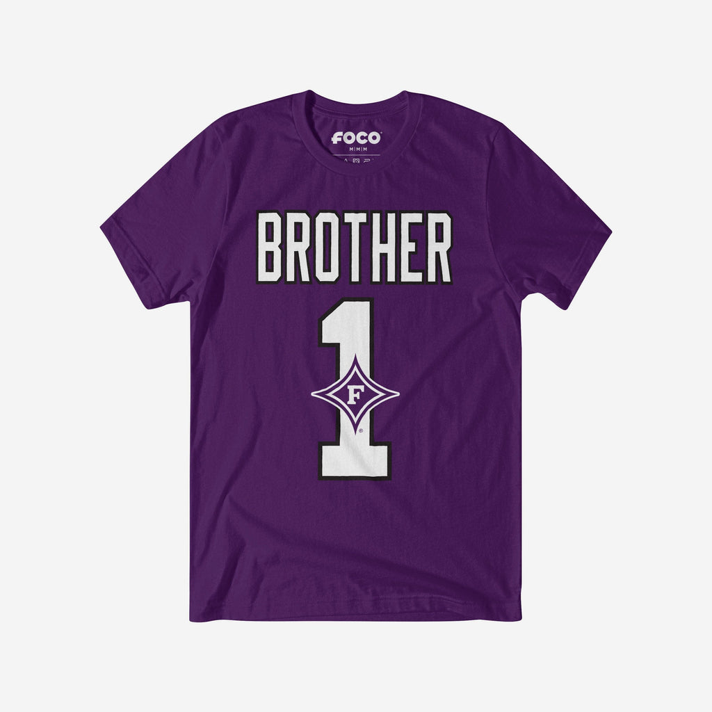 Furman Paladins Number 1 Bro T-Shirt FOCO S - FOCO.com