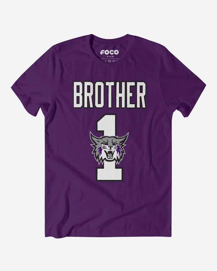 Weber State Wildcats Number 1 Bro T-Shirt FOCO S - FOCO.com