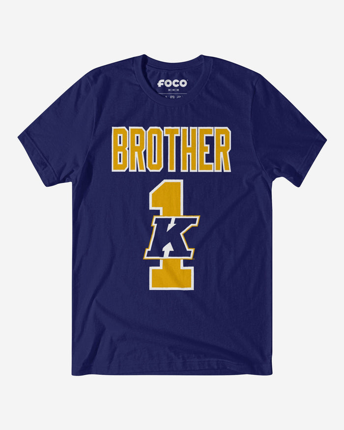 Kent State Golden Flashes Number 1 Bro T-Shirt FOCO S - FOCO.com