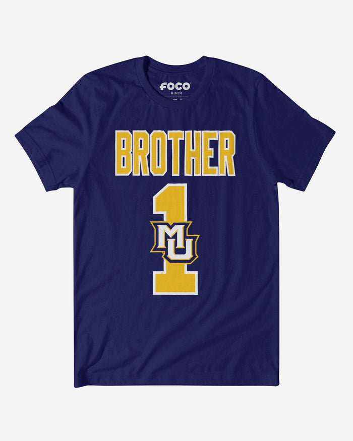 Marquette Golden Eagles Number 1 Bro T-Shirt FOCO S - FOCO.com