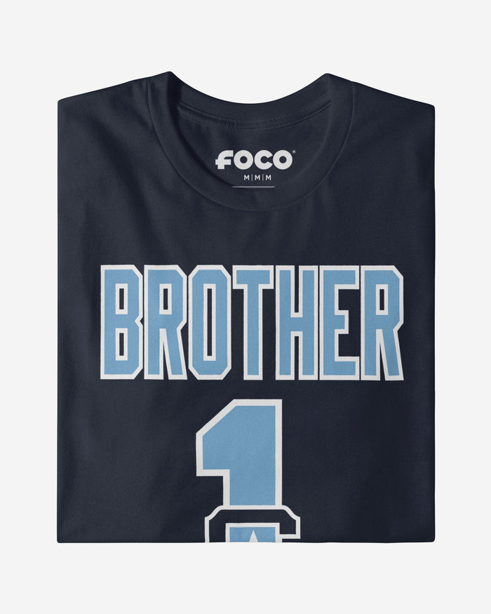 Citadel Bulldogs Number 1 Bro T-Shirt FOCO - FOCO.com
