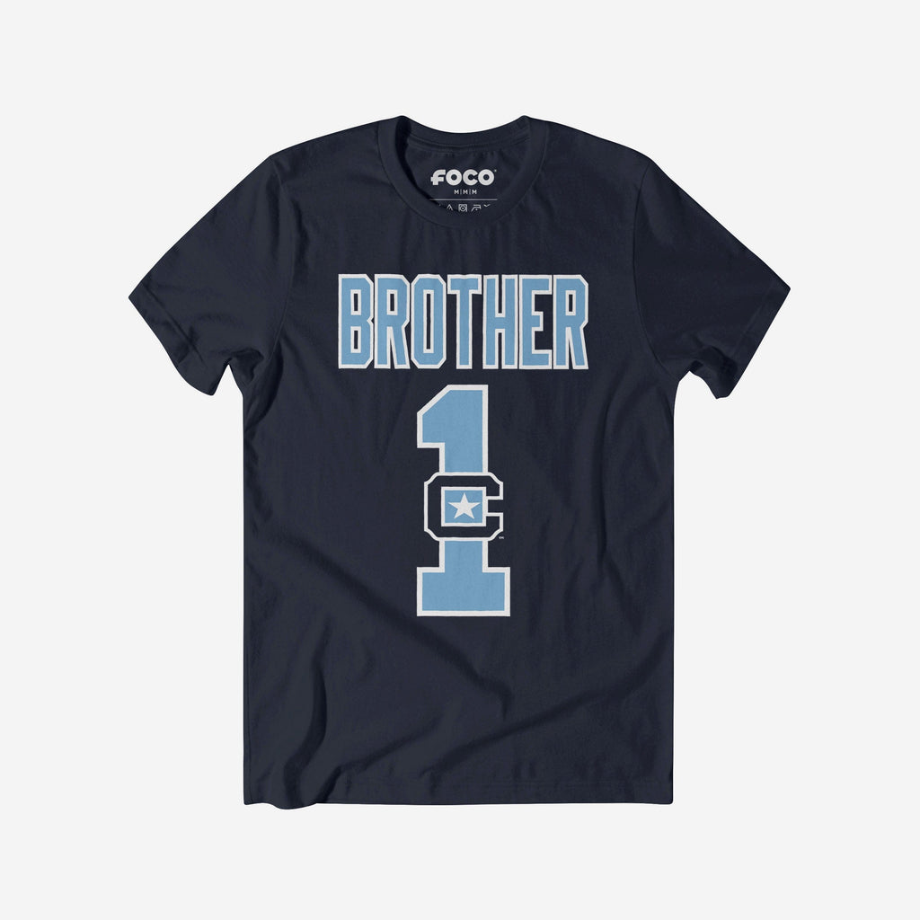 Citadel Bulldogs Number 1 Bro T-Shirt FOCO S - FOCO.com