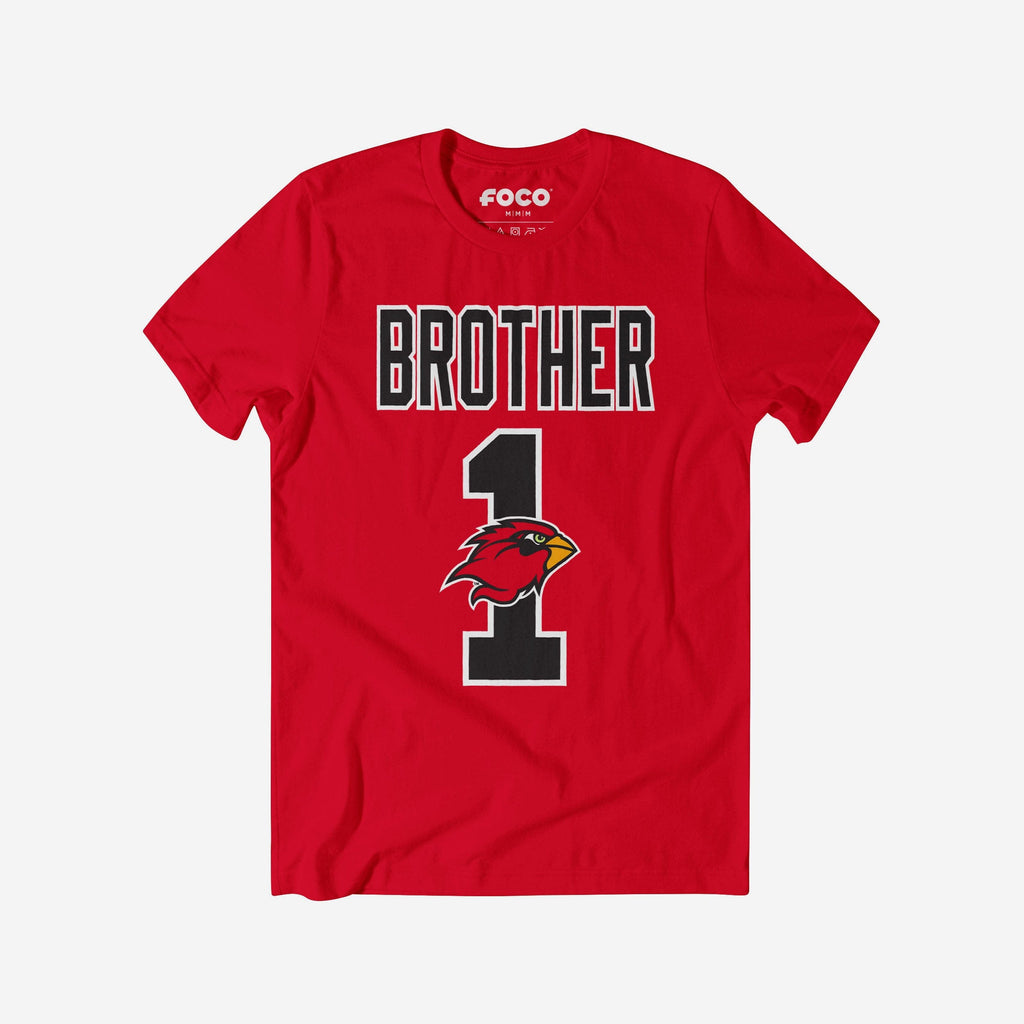 Lamar Cardinals Number 1 Bro T-Shirt FOCO S - FOCO.com