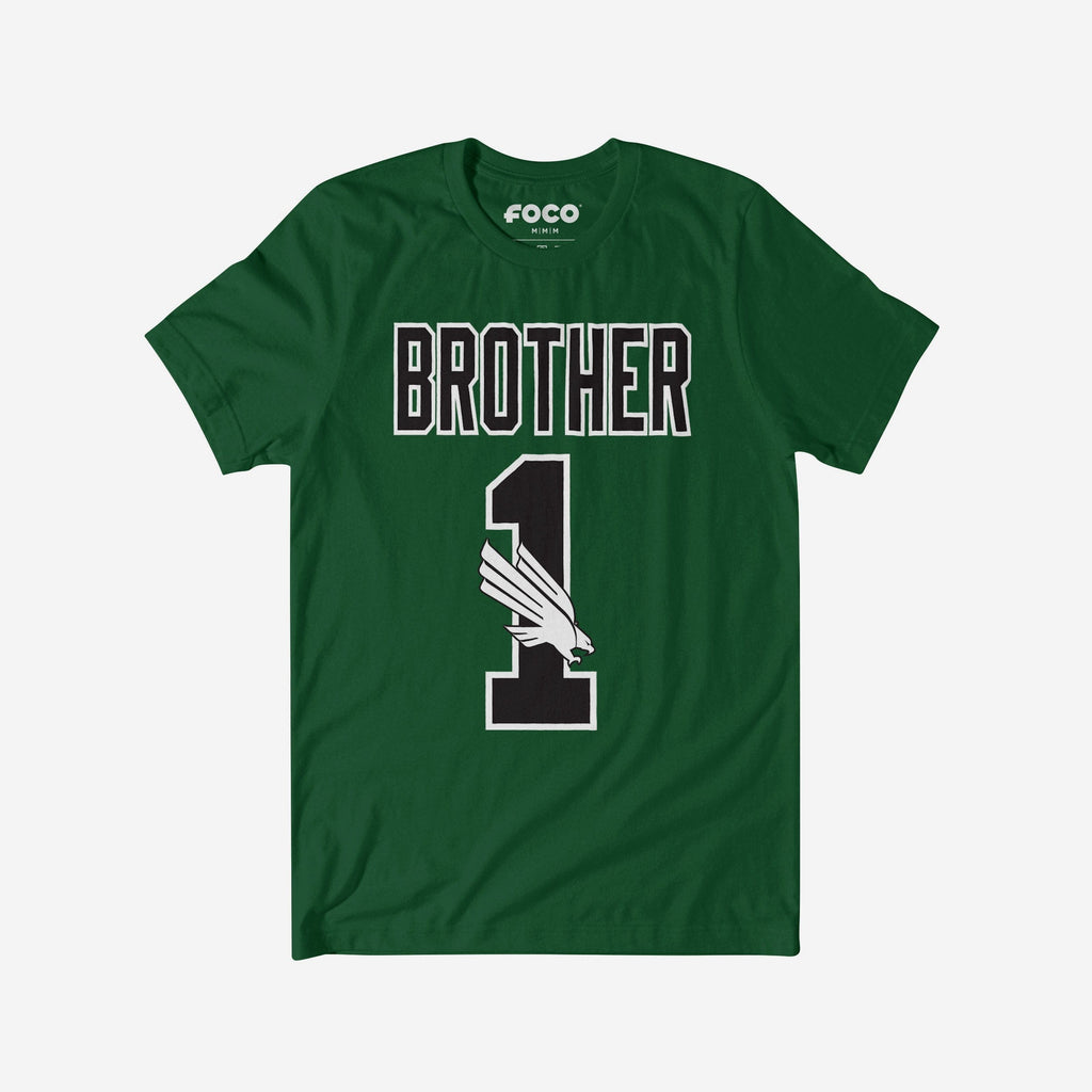 North Texas Mean Green Number 1 Bro T-Shirt FOCO S - FOCO.com