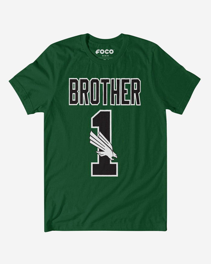 North Texas Mean Green Number 1 Bro T-Shirt FOCO S - FOCO.com