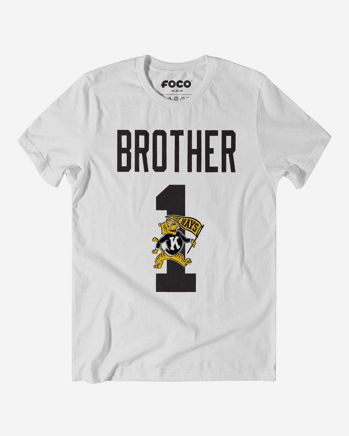 Fort Hays State Tigers Number 1 Bro T-Shirt FOCO S - FOCO.com