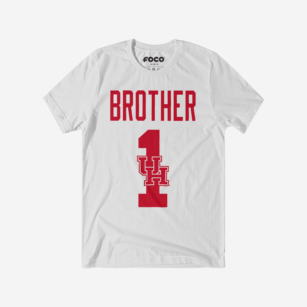 Houston Cougars Number 1 Bro T-Shirt FOCO S - FOCO.com
