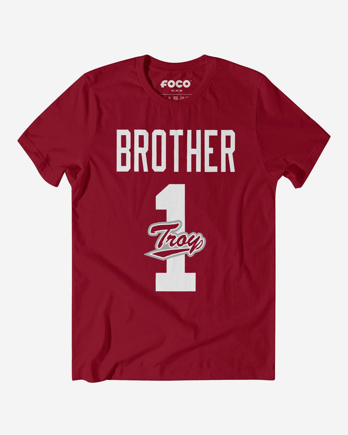 Troy Trojans Number 1 Bro T-Shirt FOCO S - FOCO.com
