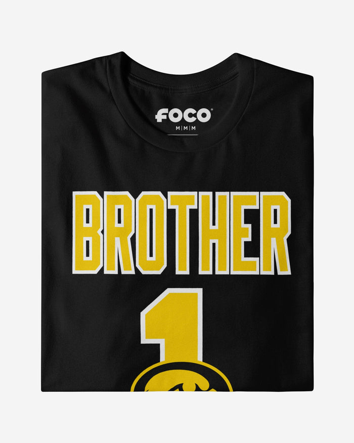 Iowa Hawkeyes Number 1 Bro T-Shirt FOCO - FOCO.com