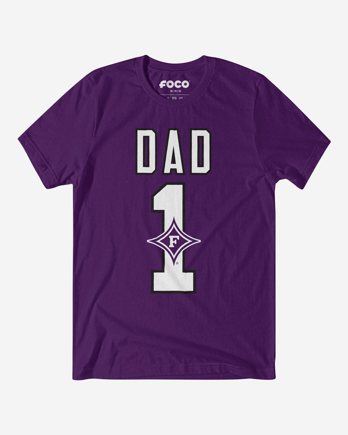 Furman Paladins Number 1 Dad T-Shirt FOCO S - FOCO.com