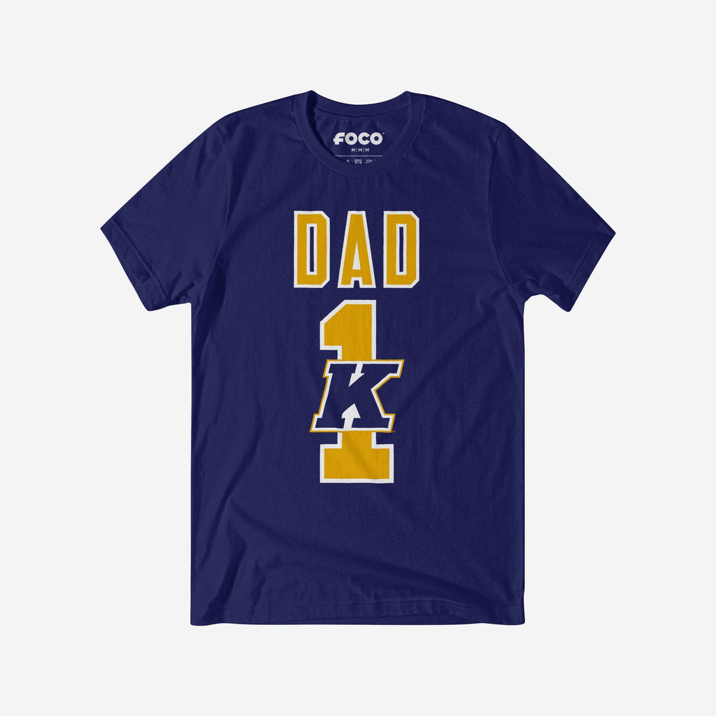 Kent State Golden Flashes Number 1 Dad T-Shirt FOCO S - FOCO.com