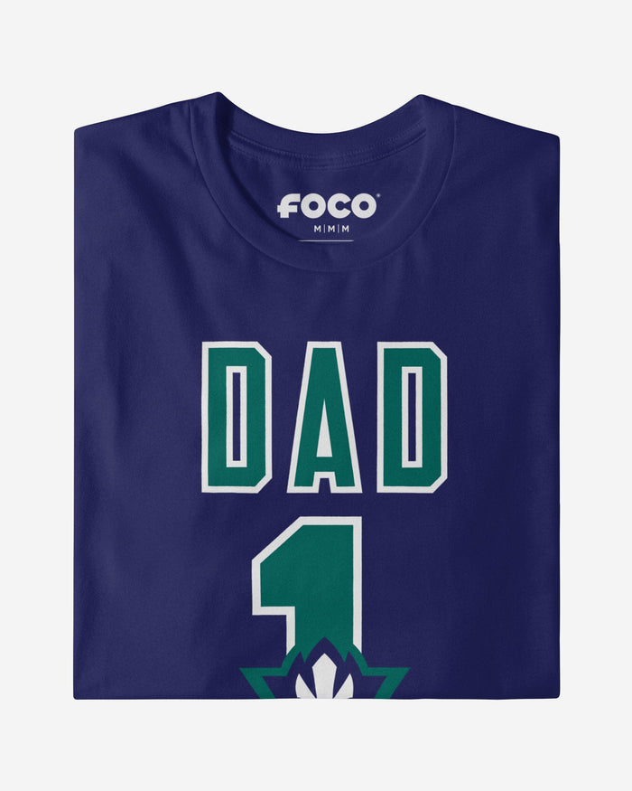 UNC Wilmington Seahawks Number 1 Dad T-Shirt FOCO - FOCO.com