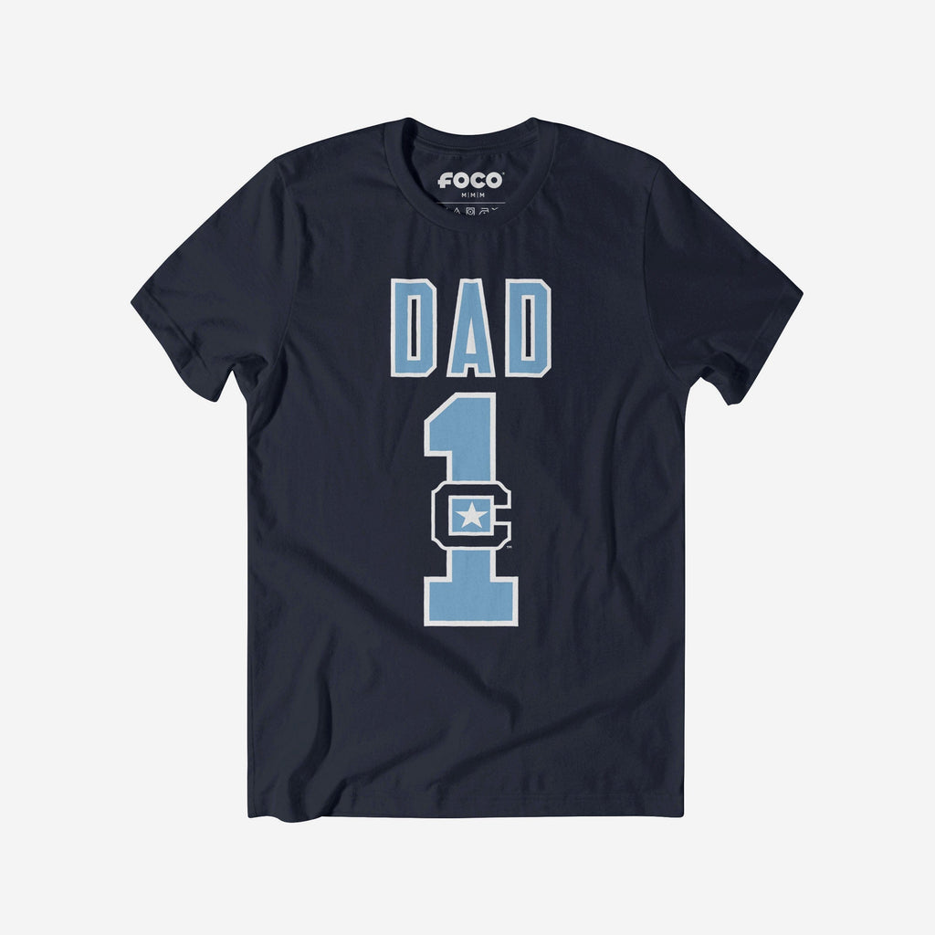 Citadel Bulldogs Number 1 Dad T-Shirt FOCO S - FOCO.com