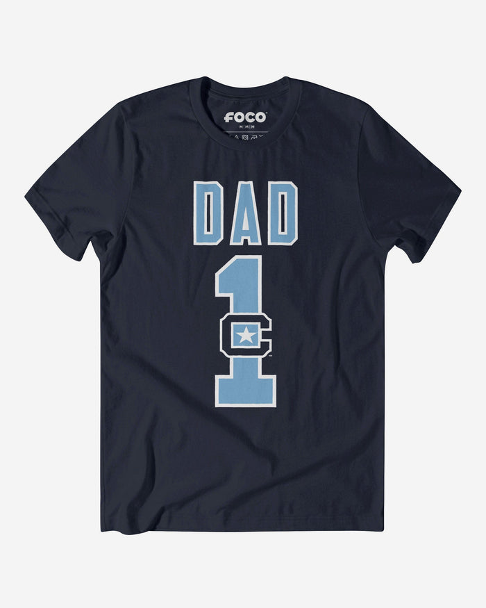 Citadel Bulldogs Number 1 Dad T-Shirt FOCO S - FOCO.com
