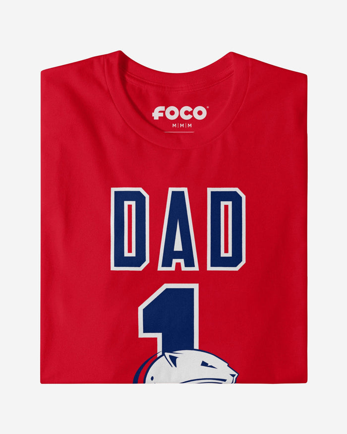 South Alabama Jaguars Number 1 Dad T-Shirt FOCO - FOCO.com