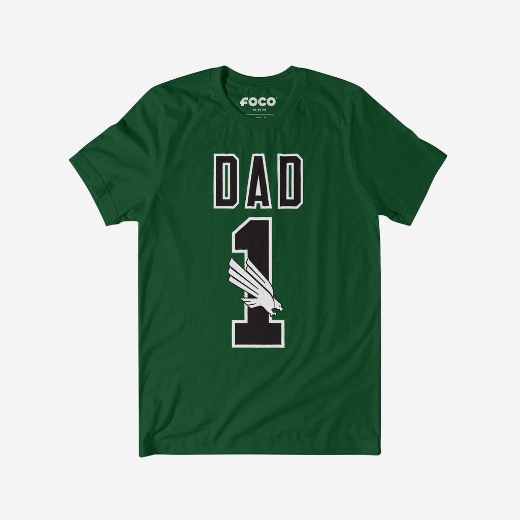 North Texas Mean Green Number 1 Dad T-Shirt FOCO S - FOCO.com