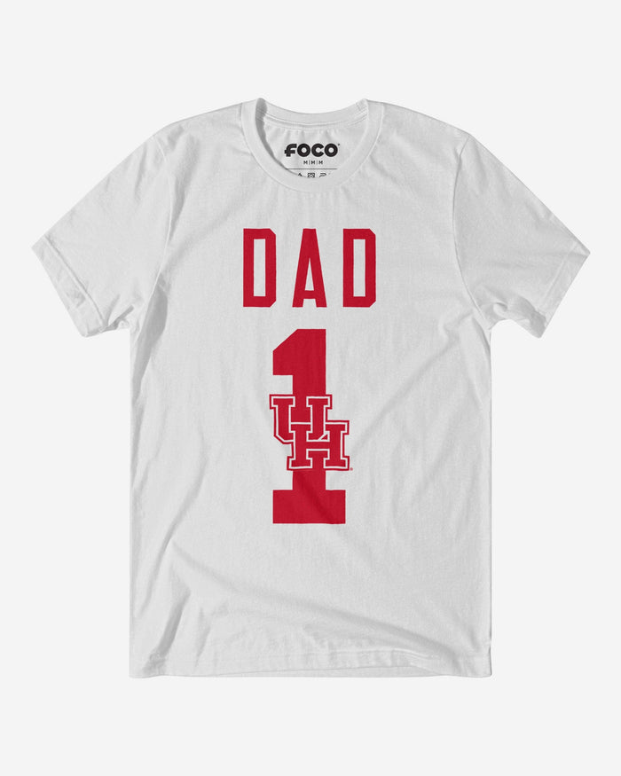 Houston Cougars Number 1 Dad T-Shirt FOCO S - FOCO.com