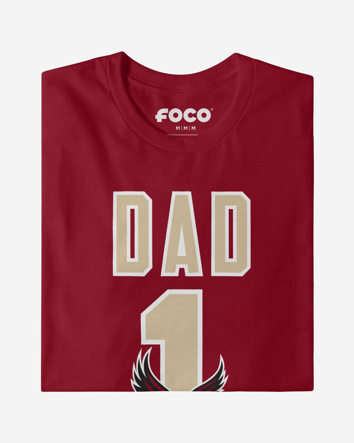 Boston College Eagles Number 1 Dad T-Shirt FOCO - FOCO.com