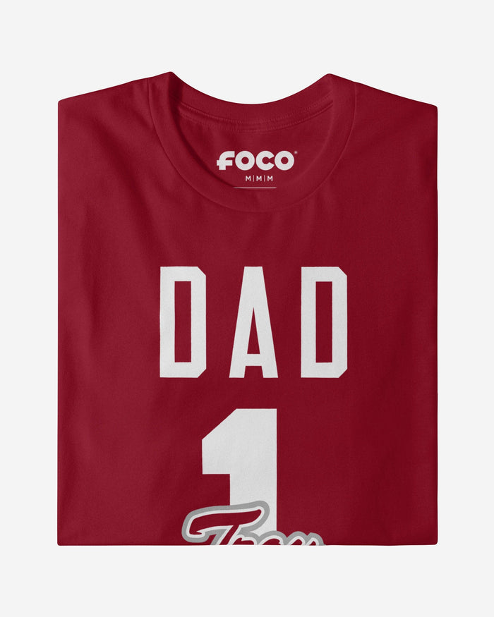 Troy Trojans Number 1 Dad T-Shirt FOCO - FOCO.com