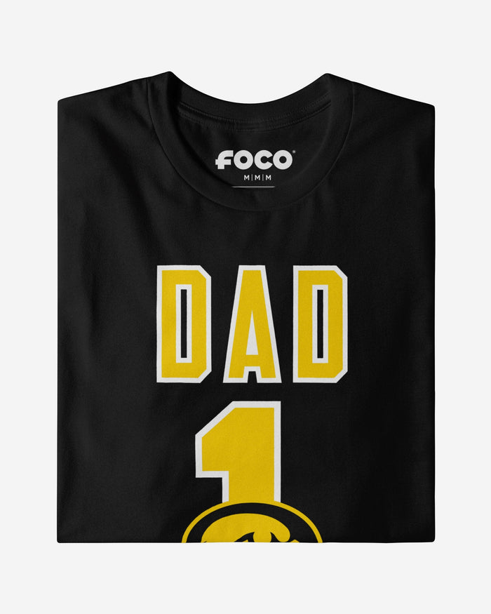 Iowa Hawkeyes Number 1 Dad T-Shirt FOCO - FOCO.com