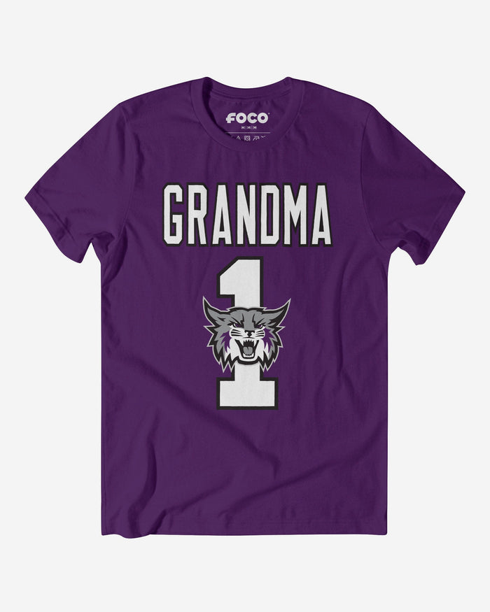 Weber State Wildcats Number 1 Grandma T-Shirt FOCO S - FOCO.com